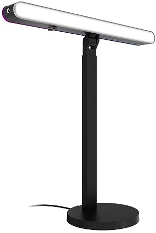 Logitech G Litra Beam LX Premium Dual-Sided RGB LED Streaming Key Light With TrueSoft, for Streaming, Broadcasting, LIGHTSYNC, Bluetooth, USB, PC/Mac – Graphite