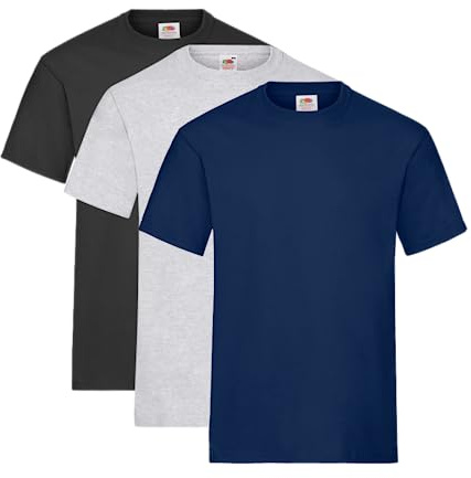 Fruit of the Loom Men's Heavy T-Shirt Pack of 3