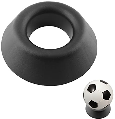 Zorfeter Ball Stand Holder, Sports Ball Storage Black Plastic Display Holder for Basketball Football Soccer Rugby Volleyball