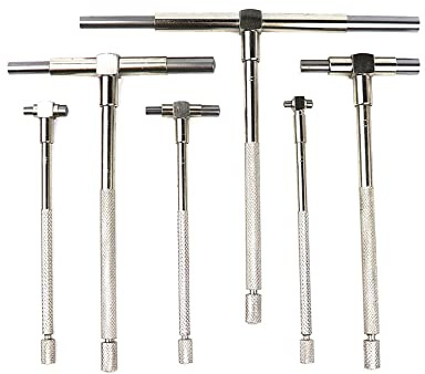 Jeu de jauges télescopiques de 8 à 150mm de diamètre intérieur réglable Jauge télescopique Jauges de trous Outil de mesure pour des mesures intérieures rapides 6 pièces/ensemble Jauge de petit alésage