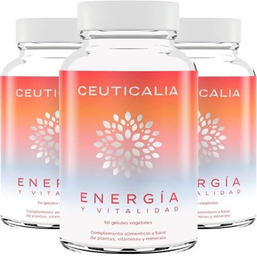 Integratore di Energia Física e Mentale - Capsule Energetiche, Stanchezza e Affaticamento - Uomo e Donna - Ginseng, Guaranà, Maté, Acerola, Magnesio, Vitamine D e B - 180 capsule, 90 giorni