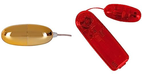 You2Toys Vibroei Golden Star - goldfarbener Bullet-Vibrator mit stufenlosem Reizregler für vaginale oder anale Massagen & You2Toys Vibrating Bullet- kleines Vibro-Ei für Frauen und Paare