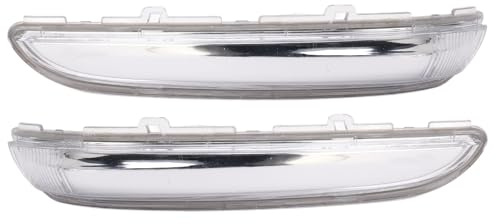 1 par de Carcasas de Señal de para Espejo Retrovisor, 9814464680, Repuesto de Lente de Lámpara Indicadora de Espejo Retrovisor para 208 2012-2019, Lente Duradera y