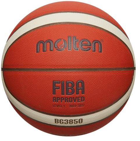 Molten BG3850 Basketboll, Orange/Ivory, 5