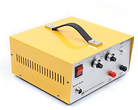 80A DX-808 Pulse Sparkle Spot Welder Gold Silver Jewelry Machine Tool 220V Funken-Punktschweißgerät für Gold, Silber und Schmuck, mit Fußpedalsteuerung Schmuck Spot Welder