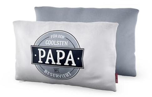 la Vida Kuschelkissen, FÜR DEN COOLSTEN Papa RESERVIERT, Dekokissen, Reisekissen
