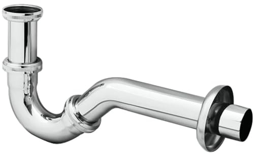 Bidet Geruchverschluss Röhren Siphon 1 1/4 32 mm Chrom Abfluss Ablaufgarnitur