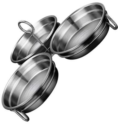 Cabilock Moldes Para Escalfar Huevos Acero Inoxidable Sartén Antiadherente Para Cocina Doméstica Diseño Ligero y Seguro Con Mango Resistente Al Calor Apto Para Cocinar Huevos Forma De Coraz