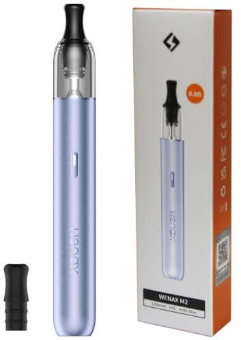Originale Gee-k'vape Wenax M2 Kit 16 W Vape (Blu artico) Batteria Integrata 1200mAh 2 ML Cartuccia M1 0,8ohm Tipo-C 5V/2A Fatto Carica Sigaretta Elettronica - No Nicotine