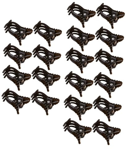 Pince à Orchidée en Plastique 150 Pièces, Marron, Clips de Fixation