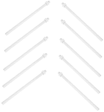 SHINEOFI 10 Varillas Roscadas Para Botón De Descarga De Inodoro Ajustables Para Tanque De Agua Accesorios De Repuesto Para Piezas De Baño Fácil Instalación Y Compatible Con La Mayoría De Cisterna