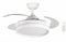 Bastilipo - Ventilador techo retráctil de 90cm, motor DC 30W, mando a distancia, Luz LED 3 tonos 28W, FALESIA COMPACT