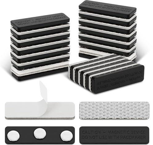 Curtain Magnets Closure, Kaluofan 20Pairs Blackout Blind Accessory, Curtain for Magnets, Magnetic Curtain Closure, Magnets to Keep Curtains Closed, Used for Blackout Curtains ﻿