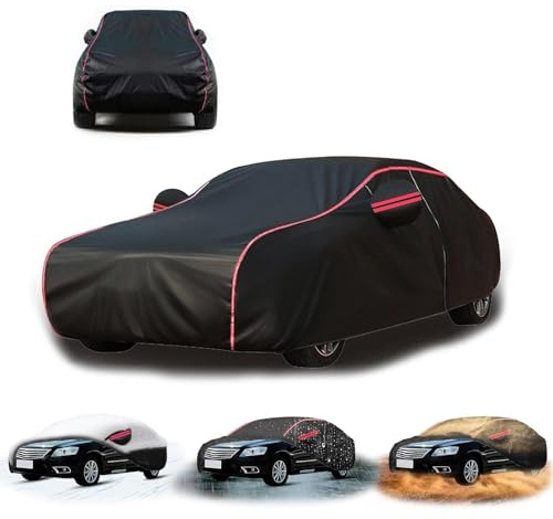 Car Cover Waterproof for BMW 730D, Car Covers for Outside Storage, Outdoor Dustproof Scratch proof UV resistant All Weather Protection, with Door Zipper zb13