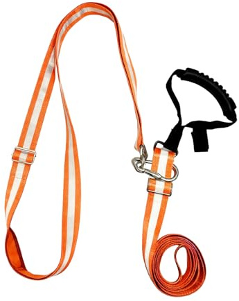 Deer Drag Rope – Orange Outdoor-Ausrüstungszubehör | Hirsch Abschleppgurt mit reflektierenden Streifen | für Camping Ausflug unwegsames Gelände Wildnis Feld