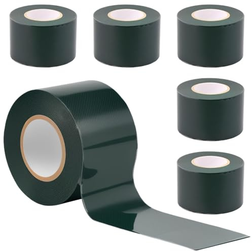 Ayztantine 6 rollos de cinta adhesiva doble cara for césped artificial, for reparación alfombras jardín y, conexión fija Cinta de Césped Artificial