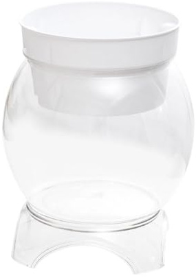 predolo Boccia per Pesci da Tavolo, fioriera 2 in 1 per l'arredo del Paesaggio Domestico, Vaso terrario per Soggiorno, Acquario Creativo, 20 Cm X 26.2 Cm