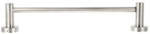 Luxshiny Adjustable 304 Stainless Steel Wall Mount Towel Bar, Telescopic Single Pole Hand Towel Rail Holder for Bathroom Use