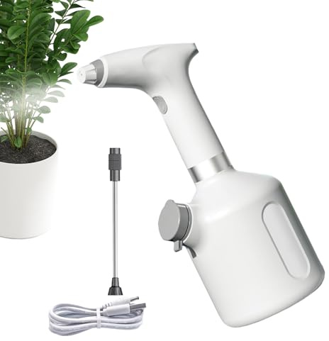 Atomizador De Agua 1000 ml Pulverizador Portátil Recargable | Boquilla Ajustable, Eléctrico Recargable Automático para Plantas para Riego en Jardín Patio Balcón Exterior Interior Plantas