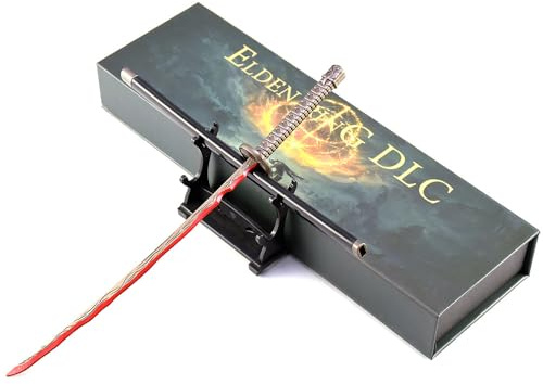 game sword models, Mini Katana Ornaments with Display Stand, Desk Decoration Game Collection Gifts for Gamers & Fans