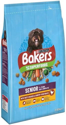 BAKERS Senior Chicken with Vegetables Dry Dog Food 2.85kg