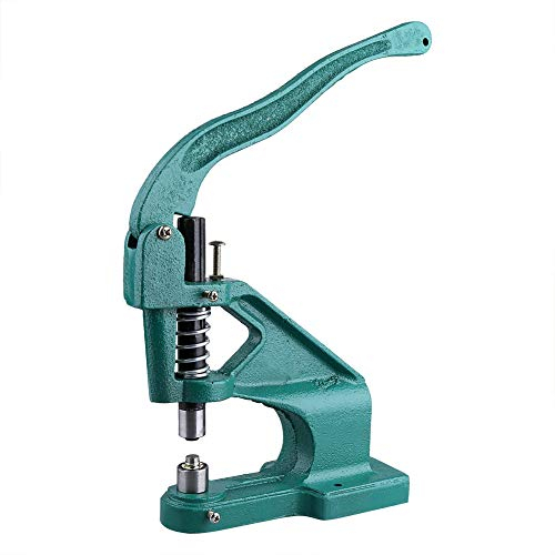 Greensen Grommet Occhiello Punzonatrice con 900 Occhielli, 3 Presse a Mano per Stampi Spring Strike Press per Occhielli, Punzonatrice per Occhielli Professionale