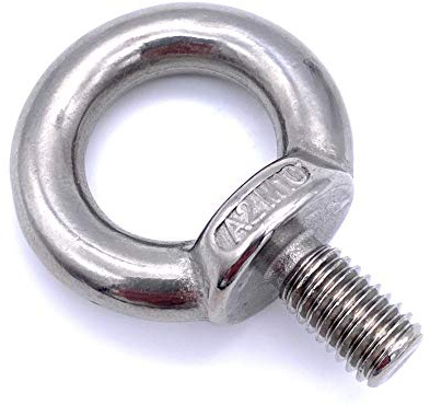 5 Stk. Ringschrauben Edelstahl V2A | M10 ähnl. DIN 580 [ Größe Wählbar M6 - M16 ] Augenschraube Oesenschraube Oesen mit Außengewinde Ringösen aus rostfreiem Stahl (A2, M10)