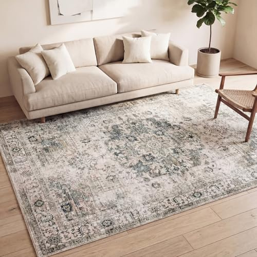 FRAAI | Home & Living Vintage Teppich - Lago Grau - 200x290 cm