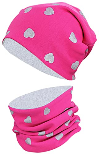 TupTam Kinder Mütze & Schlauchschal Set – Warm, Oeko-TEX