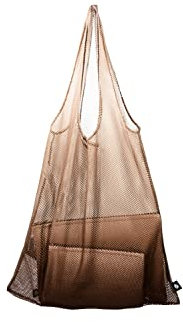 Arpe - Bolsa de Rejilla Sostenible | el Tote Bag se Puede Usar como Porta Alimentos, Bolsa de Deporte, de Playa o para Llevar el Tupper | Bolsa Multiuso | Eco Friendly (Chestnut Brown)