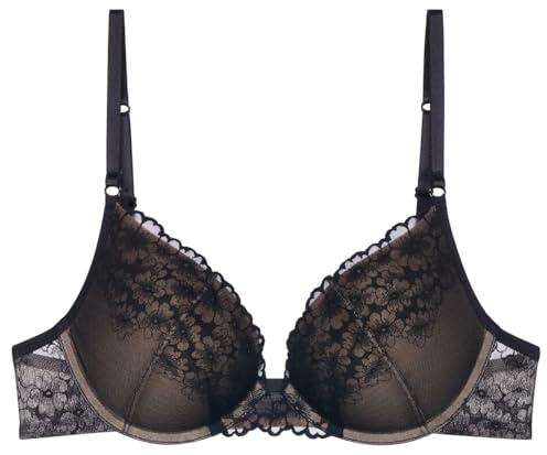 Triumph Donna Bright Spotlight Whu, Bra, Black, 3D