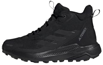adidas Mujer Terrex Anylander Mid Rain.Rdy Hiking Shoes, Core Black/Core Black/Grey Four, 39 1/3 EU