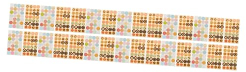 LALAFINA 840 Stück Ordner-Lochschutz Selbstklebende Etiketten Lochaufkleber Für Notizpapier Selbstklebende Verstärkungsetiketten Ring-Etiketten Selbstklebende Papier-Lochaufkleber