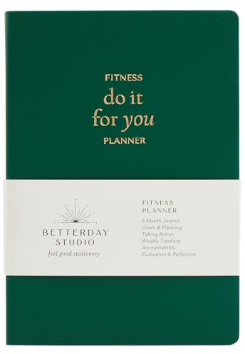 Betterday Studio - Planificateur de fitness « Do It For You » - Journal de perte de poids, planificateur hebdomadaire, suivi d'exercices de gym, journal d'entraînement et de régime, journal