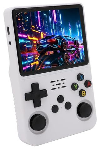 SENECESLI Console per Videogiochi Portatile retrò, Console per Videogiochi retrò Tascabile con Schermo IPS HD da 3,5 Pollici, Open Source per sistemas Linux, Doppio Joystick 3D, Porta (128G)