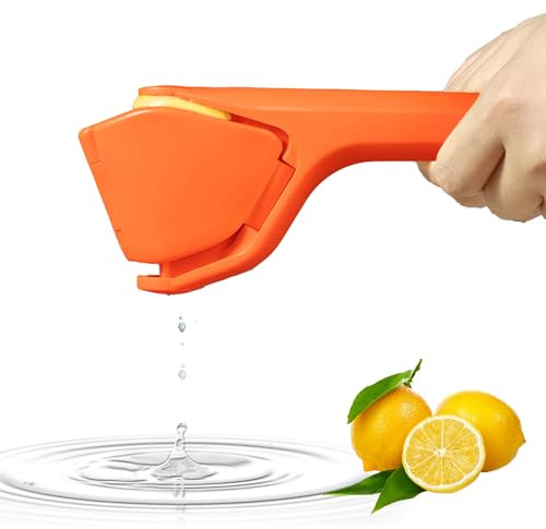 Minicoco Fold-Flat Lemon Lime Squeezer, 10 Inch Space-Saving Manual Citrus Juicer, Easy-Squeeze Citrus Press Ideal for Lemonade, Cocktails, Bars