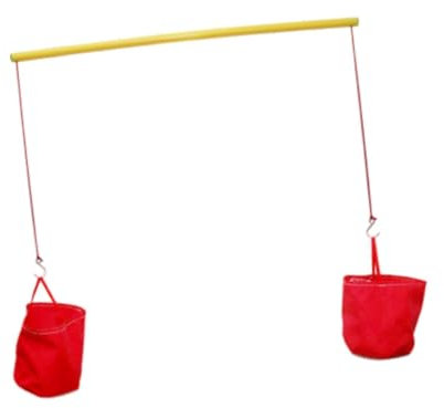 Oshhni Juguete sensorial Juguete de Aprendizaje Preescolar Juego de Equipo para Padres e Hijos Divertido jardín de Infantes Actividades al Aire Libre, Rojo