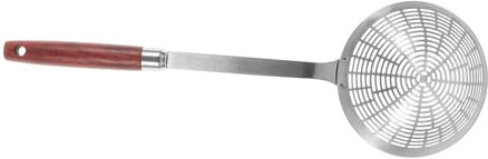 HOMOBABE Colador De Acero Inoxidable Grande Cuchara Ranurada Para Cocinar Escurrir y Freír Utensilios De Cocina De Acero Inoxidable Colador De Cuchara Ranurada Para Pasta y Araña