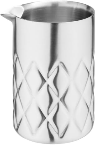 Olympia Stainless Steel Double Wall Mixing Glass, 139x87mm, 139x86mm | Insulated design keeps mixed drinks at the optimum temperature while preventing condensation on the outer surface.