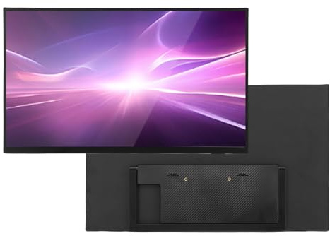 Vikye 18.5 Portable Monitor, 1080P 120Hz Laptop Display with Dual Type C & HDMI, Built in Speakers for PC Phone Gaming