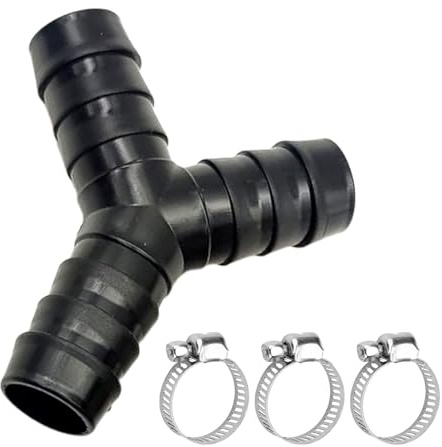 Gardena Y Verteiler 2 Wege,Gardena Wasserverteiler 2fach,Gartenschlauch Verteiler,Schlauchverteiler WANTUSHUI Y-Adapter Doppelanschluss Waschmaschine Abfluss T Stück