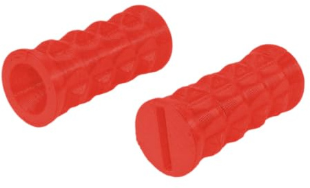 PRIX3D Tuning Ganghebel- & Kickstartergummiset für Simson S50, S51, S70, Star usw. Abriebfestes flexibles Material, minimiert schwarze Flecken auf hellen Schuhen. (Rot, S50/S51)