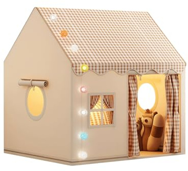 Ergocar Tenda Per Bambini Con Cuscini, Luci a Sfera, Nuvole, Farfalle, Adatti a Bambini Piccoli, Decorazione Della Stanza Regalo Di Compleanno Per Ragazzi e Ragazze