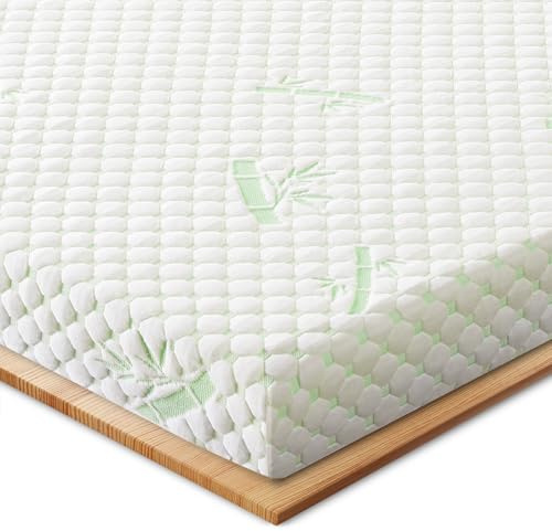 Waxberry Matratzen Topper 90x200cm (H3/H4) - 7,5cm Gel-Memory-Schaum mit 3D-Waben Bambusbezug, Atmungsaktiv & Waschbar Matratzentopper für Boxspringbett, Lattenrost & Schlafsofa