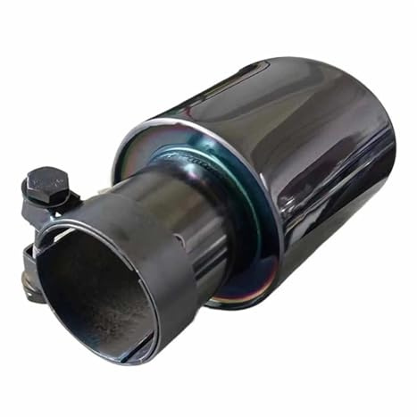 Punta Scarico Auto Terminale Di Scarico Universale In Acciaio Inox Per Auto Silenziatore Per Tubo Ingresso 63 Mm Uscita 103 Ugelli Per Marmitta Finale