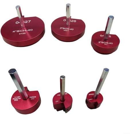 CashMuch Ppr - Escariador de tubería para tubos de PVC Cpvc, juego de 6 herramientas de escariado de 3/4 pulgadas, 1 pulgada, 1-1/2 pulgadas, 2 pulgadas, 3 pulgadas, 4 pulgadas con cortadores de