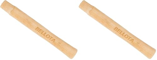Bellota M 5308-B - Manche pour Marteau de Maçon - En Bois de Hêtre Durable - Manche Court Ergonomique - Verni - Longueur 280 mm (Lot de 2)