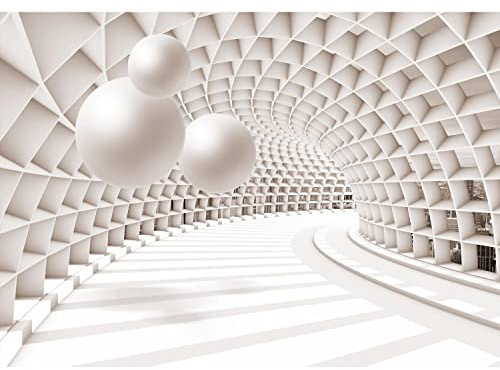 Runa Art Papier peint intissé Mural 3D Abstrakt Moderne Toison Salon Chambre à Coucherr Salle - Tableaux Muraux Tapisserie Photo - beige 9223010b
