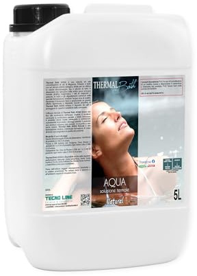 Thermal Bath NATURAL (inodore) Acqua Termale con Sali Minerali - 5 LT | Acqua TERMALE con Magnesio, Potassio e Iodio per Piscina e Spa Idromassaggio di tutte le marche
