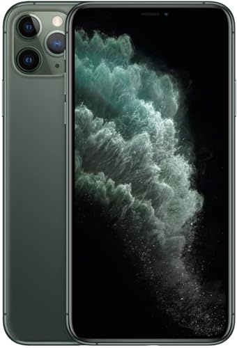 Apple iPhone 11 Pro Max, 64GB, Midnight Green - Unlocked (Renewed)